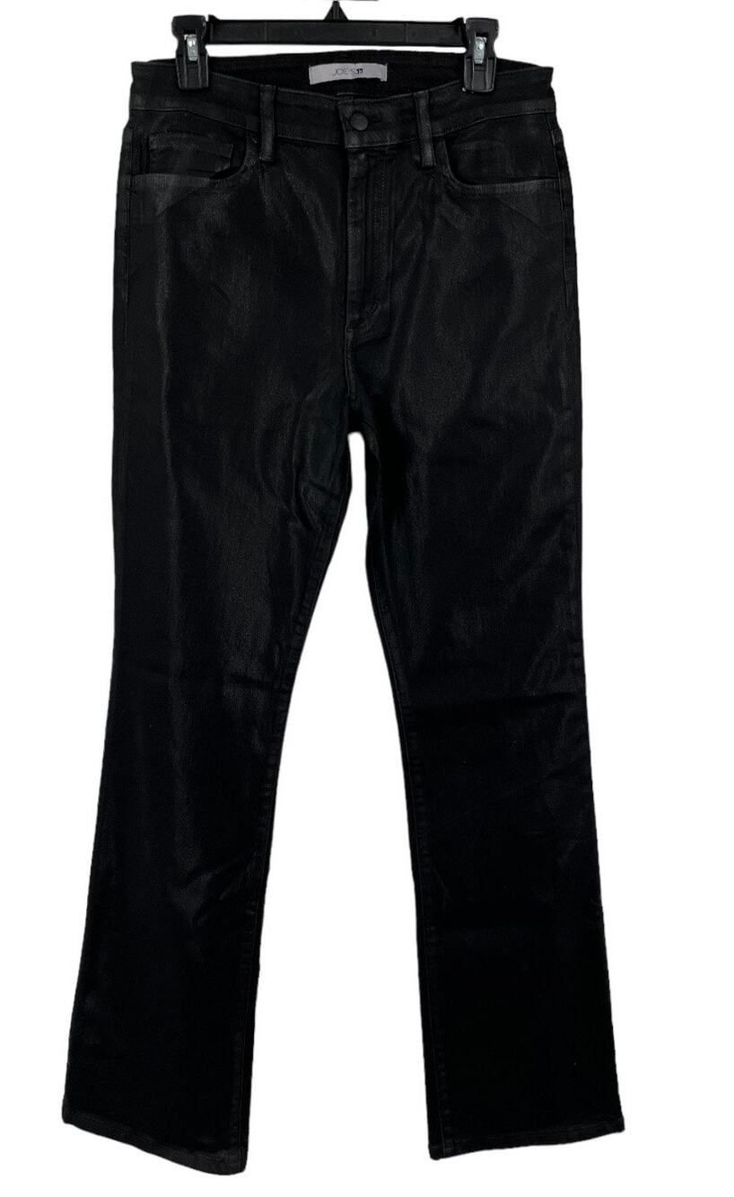 Joe's Jeans high rise bootcut coated black size 31